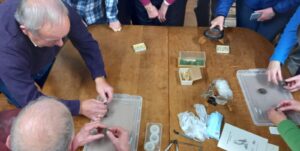 everyone gathered round to see what is being found