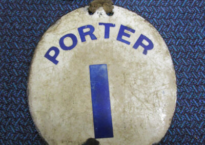 Pointing Porter’s Badge