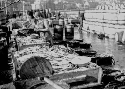 Herring gutters on the Esplanade
