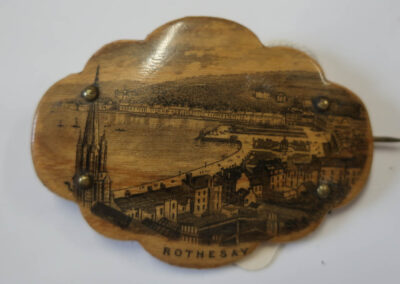 Mauchline Ware Brooch