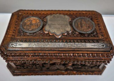 Carved Oak Box