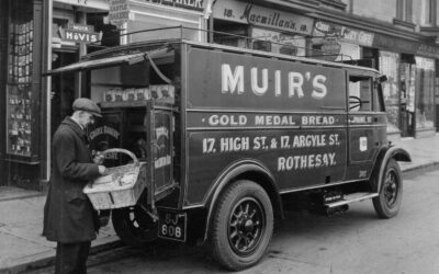 Muir’s Delivery van in Argyle Street