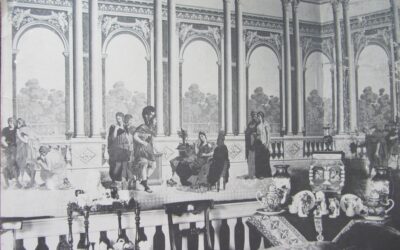 Wallpaper at Woodend House (Kean’s Cottage)
