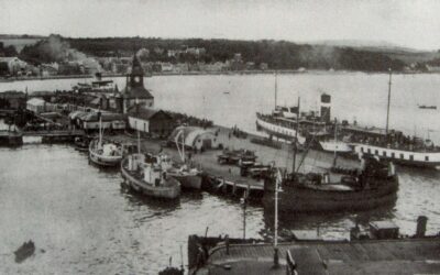 Talisman and Caledonia at Rothesay Pier, 1946