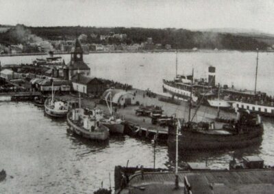 Talisman and Caledonia at Rothesay Pier, 1946