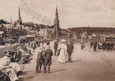 Rothesay Esplanade in Edwardian times