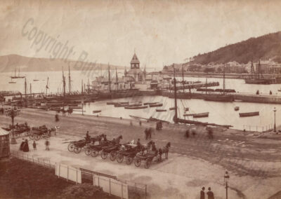 Rothesay Pier showing cab rest c.1888