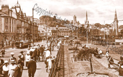 Victoria Street Rothesay, toast rack tram
