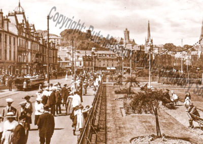 Victoria Street Rothesay, toast rack tram
